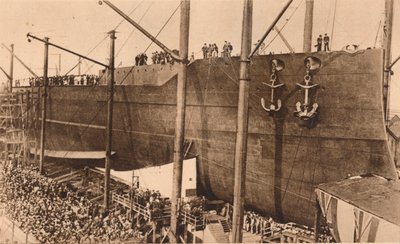 Varo della corazzata HMS Queen Elizabeth, 16 ottobre 1913 da Unbekannt