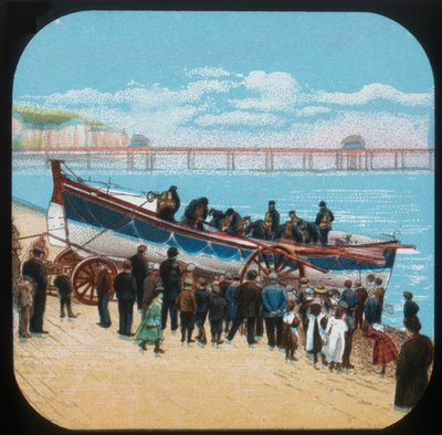 Varo della scialuppa di salvataggio, c1900 da Unbekannt