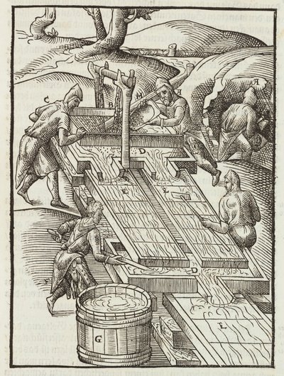 Lavaggio del minerale d