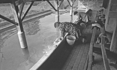 Lavandaia in un villaggio della Francia 1966 da Unbekannt