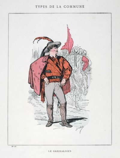 Le Garibaldien, Comune di Parigi, 1871 da Unbekannt