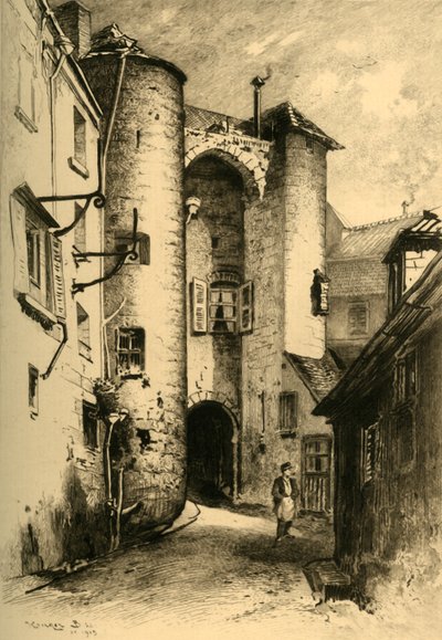 Le Passage Des Chénizelles a Laon Aisne, 1903 da Unbekannt