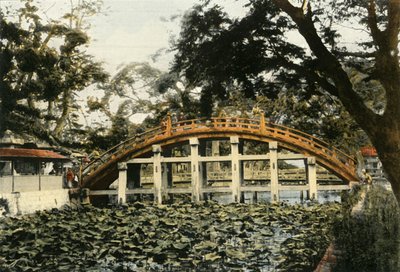 Le Pont Sumiyoshi a Osaka, 1900 da Unbekannt