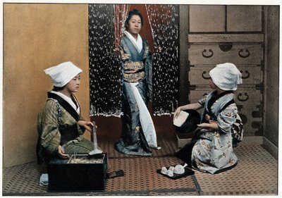Le jour de Recurage, Giorno delle pulizie, c1890 da Unbekannt