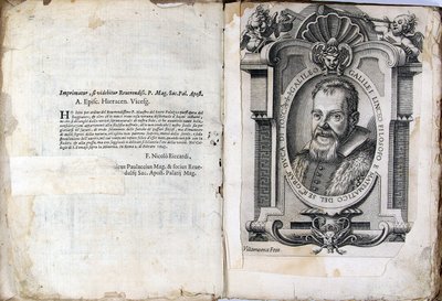 Foglio del libro Il Saggiatore di Galileo Galilei, 1623 da Unbekannt