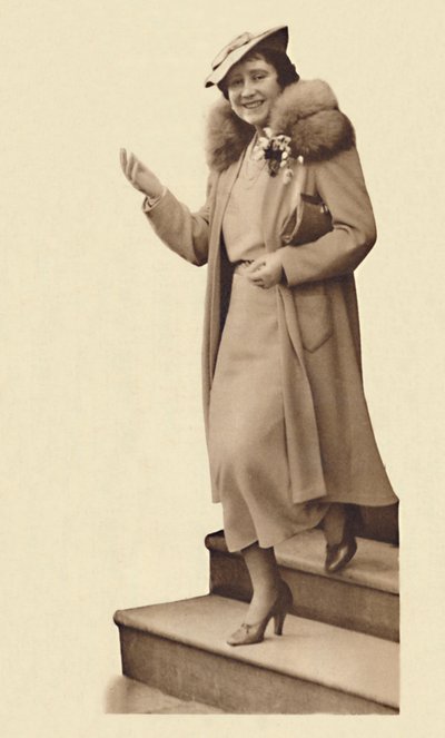 Partenza da No. 3 Belgrave Square, per il battesimo della Principessa Alexandra, 9 febbraio 1937 da Unbekannt