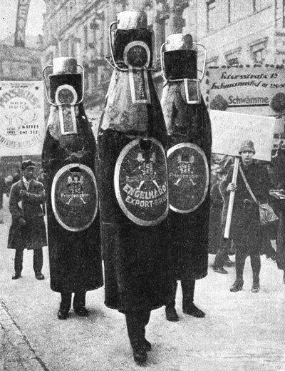 Grande parata pubblicitaria di Lipsia, Germania, 1922 da Unbekannt