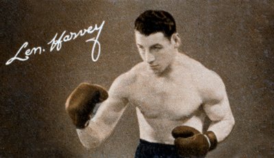 Len Harvey, campione britannico dei pesi mediomassimi, 1935 da Unbekannt