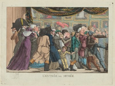 Ingresso al museo, 1808 da Unbekannt