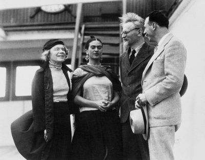 Leon Trotsky con sua moglie Natalia Sedova e l