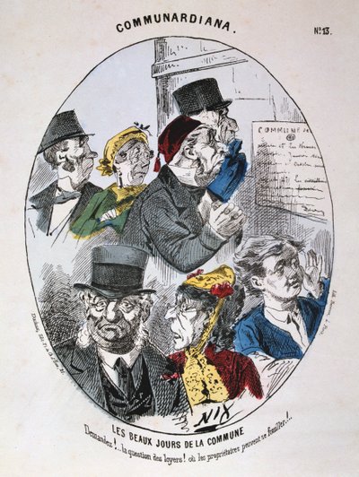 Les Beaux Jours de la Commune, 1871 da Unbekannt