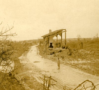 Les Hurlus, Francia settentrionale, c1914-c1918 da Unbekannt