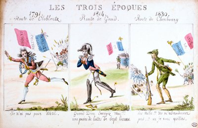 Le Tre Epoche, Rivoluzione del 1830, Parigi da Unbekannt
