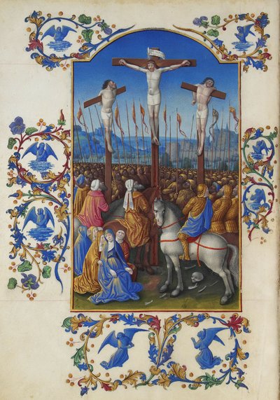 Les Très Riches Heures del duca di Berry, Folio 152v - La crocifissione da Unbekannt