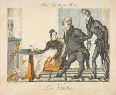 Les Visites, Musée Grotesque, No. 21 da Unbekannt
