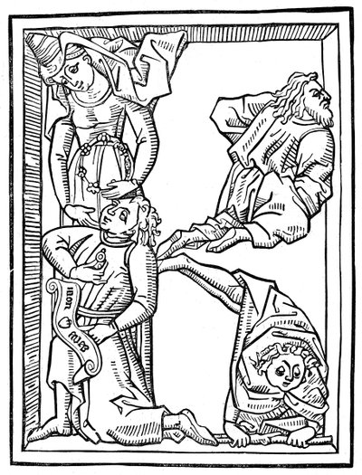 Lettera K, alfabeto delle lettere iniziali, 1462 1844 da Unbekannt