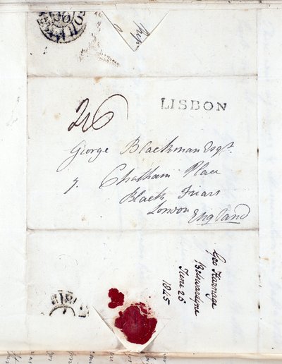 Lettera del Capitano J. L. Blackman, Coldstream Guards da Unbekannt