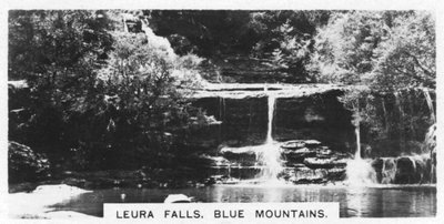 Cascate di Leura, Montagne Blu, Australia, 1928 da Unbekannt