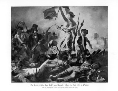 La Libertà guida il popolo 28 luglio 1830 1900 da Unbekannt