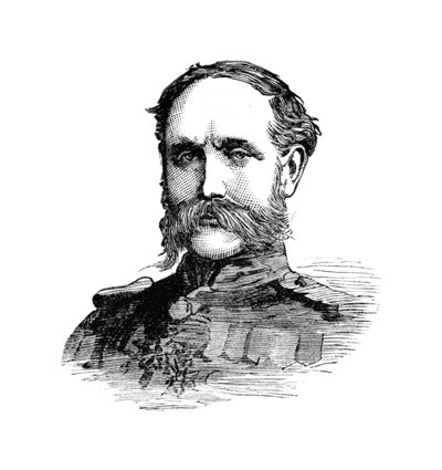 Tenente Generale Willis, Comandante della Prima Divisione, c1882 da Unbekannt