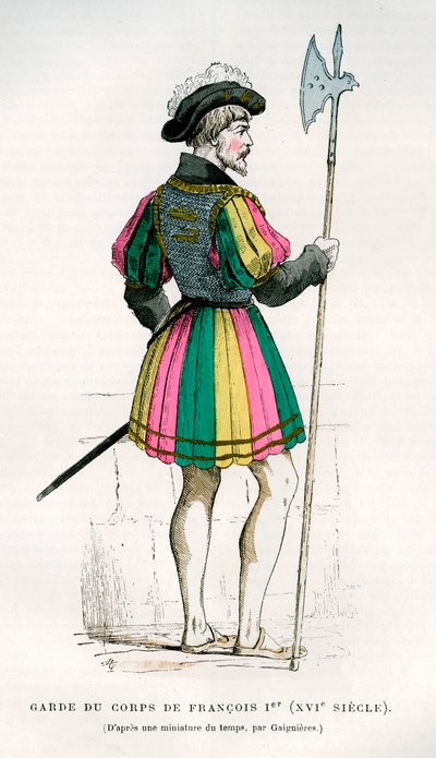 Guardia del corpo di Francesco I di Francia da Unbekannt