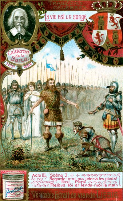 La vita è un sogno di Calderon de la Barca 1600-1681, c1900 da Unbekannt