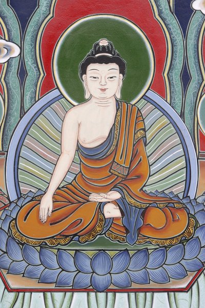 La vita del Buddha Postura di meditazione, Seoul, Corea del Sud da Unbekannt