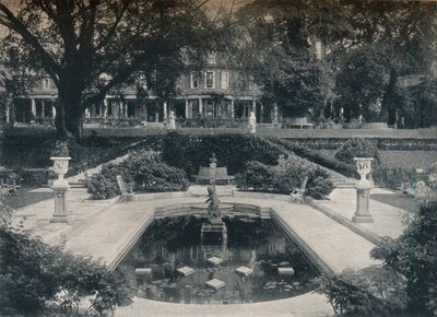 Lily Basin e West Front, The Hill, Hampstead Heath da Unbekannt