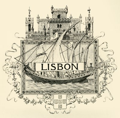 Lisbona, fine XIX-inizio XX secolo da Unbekannt