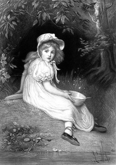 La Piccola Miss Muffet, XIX secolo da Unbekannt