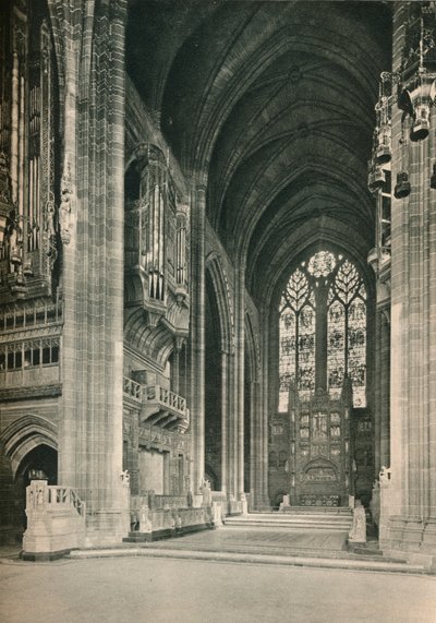 Cattedrale di Liverpool: Il Coro, guardando a est. Architetto, Sir G. Gilbert Scott, R.A. da Unbekannt