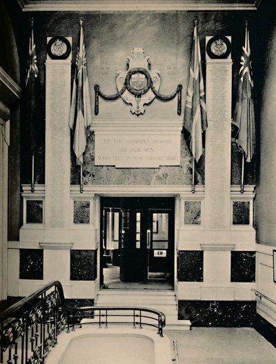 Lloyds War Memorial, 1928 da Unbekannt