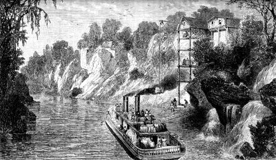 Caricamento di un battello a vapore per il cotone, USA, c1880 da Unbekannt