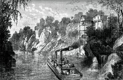 Caricamento di un battello a vapore per il cotone, c1880 da Unbekannt