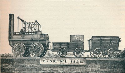 Locomotiva n. 1, costruita per la Stockton & Darlington Railway, 1825 da Unbekannt