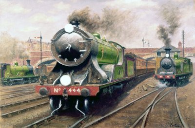 Locomotiva n. 444, London & South Western Railway Express da Unbekannt
