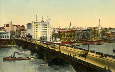 London Bridge e Adelaide House, Londra, 1935 da Unbekannt