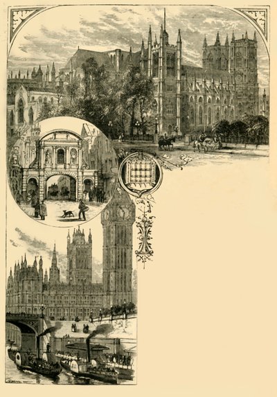 Londra. Westminster e i sobborghi occidentali, 1881 da Unbekannt