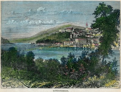 Londonderry, Ulster, Irlanda, c. 1880 da Unbekannt