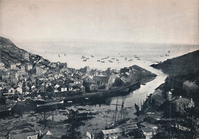 Looe - Vista dalle colline, mostrando l