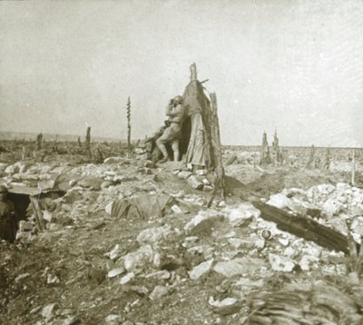 Posto di vedetta, Fort Vaux, Francia settentrionale, c1914-c1918 da Unbekannt