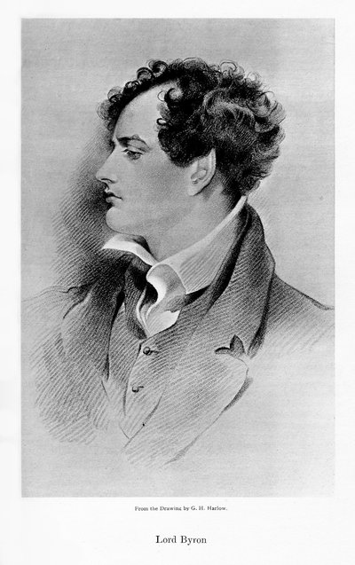 Lord Byron, poeta anglo-scozzese, XIX secolo da Unbekannt