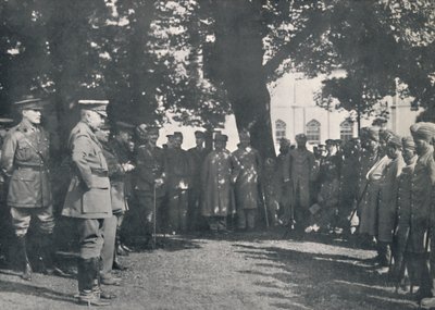 Lord Kitchener che si rivolge ai pazienti indiani, 20 luglio 1915, 1939 da Unbekannt