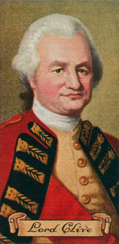 Lord Robert Clive, da una serie di carte da sigarette, 1935 da Unbekannt