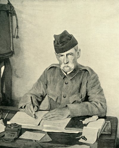 Lord Roberts scrive nella sua tenda da Unbekannt