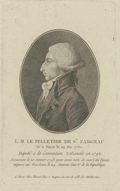 Louis-Michel Le Peletier, Marchese di Saint-Fargeau 1760-1793, 1790s da Unbekannt