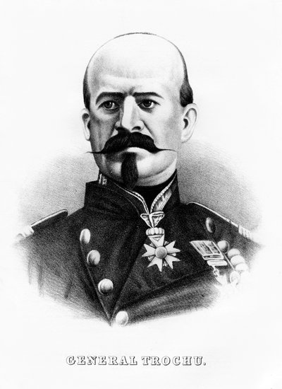 Louis Jules Trochu, leader militare e politico francese, metà-fine XIX secolo da Unbekannt
