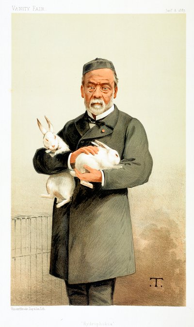 Louis Pasteur, chimico francese e fondatore della batteriologia moderna, 1887 da Unbekannt
