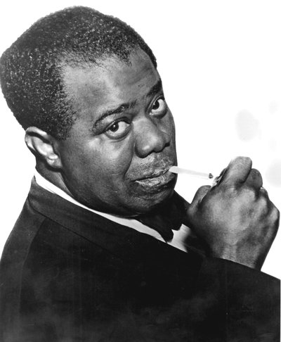 Louis Satchmo Armstrong, trombettista e cantante jazz americano, c1898-1971 da Unbekannt