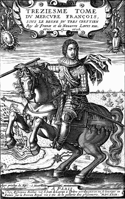 Luigi XIII di Francia, 1629 da Unbekannt